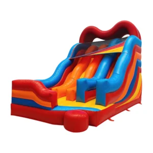 Inflable Tobogán triple arco – Arriendo | Santiago Kids™.webp